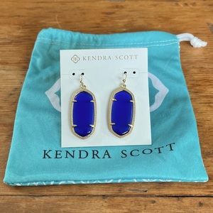 Kendra Scott Elle Earrings in Cobalt Blue